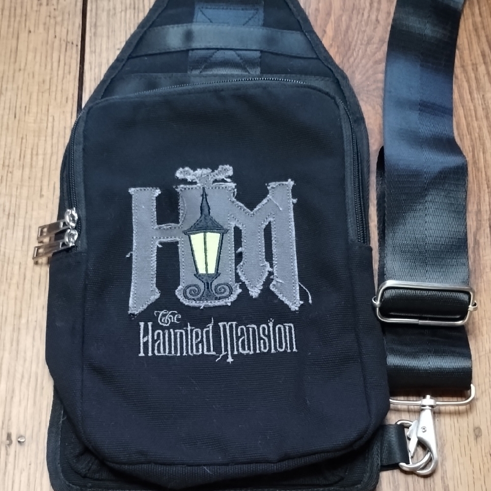 Disney Black Haunted Mansion Belt Bag